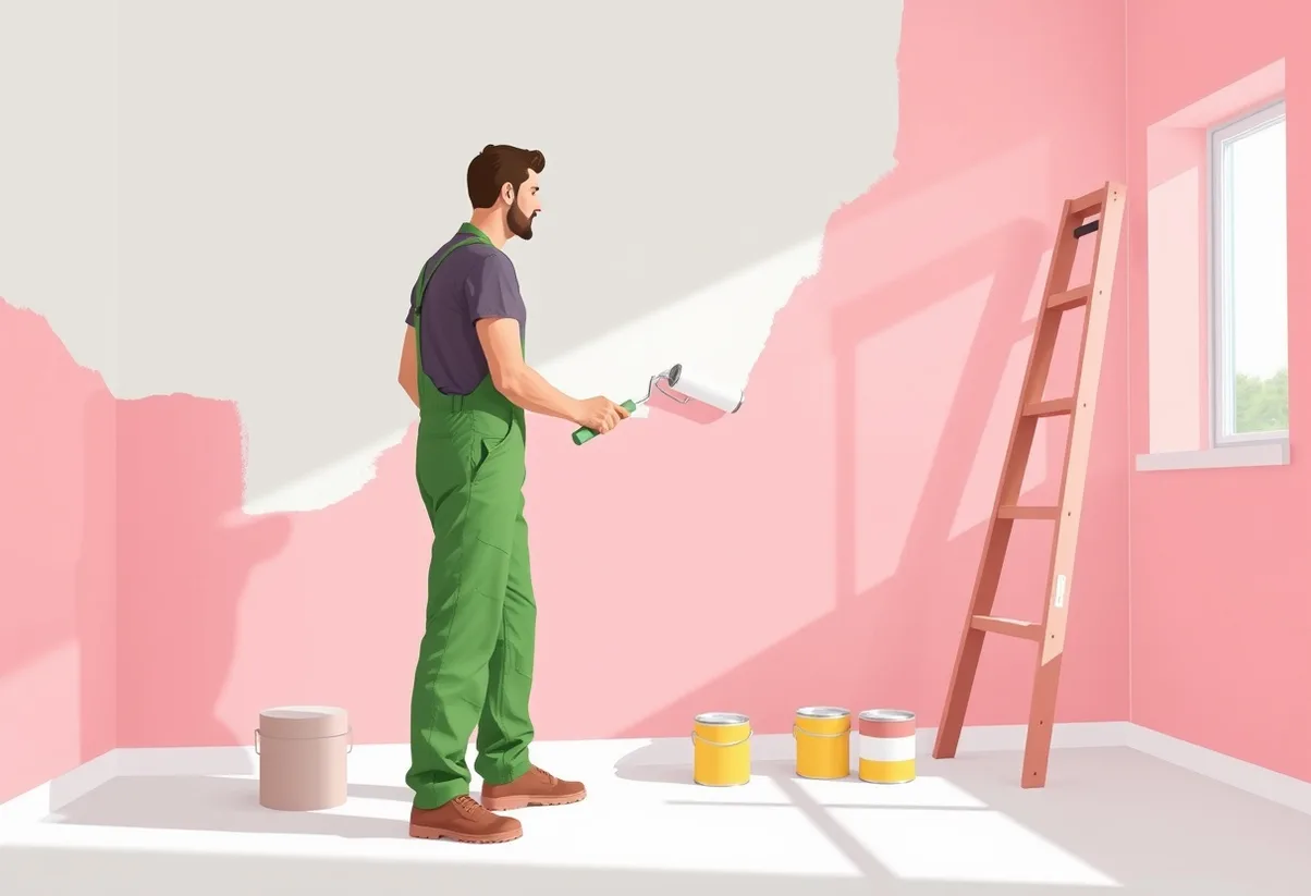 Peintre Orthez 64300 en intervention sur un chantier